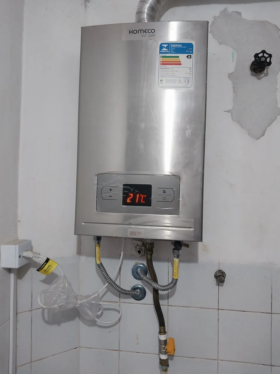 Aquecedor de água a gás Komeco KO 20DI