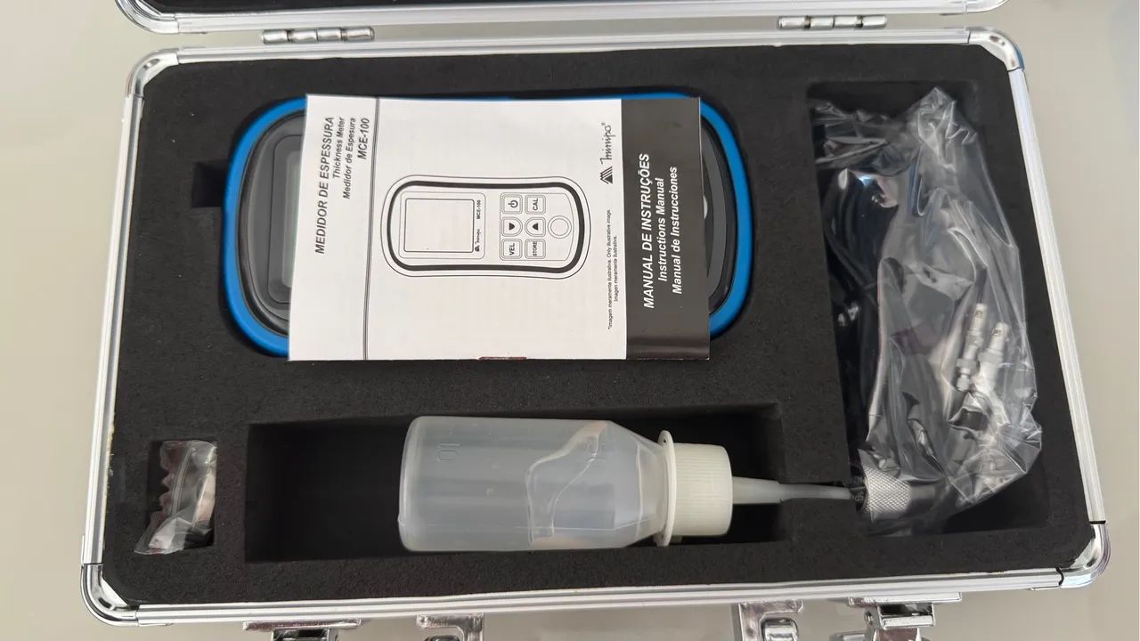 Medidor de Espessura Digital 1,2 a 220mm Minipa MCE-100 - Foto 2