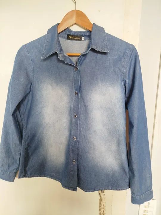 Camisa Jeans infantil Petite Glamour