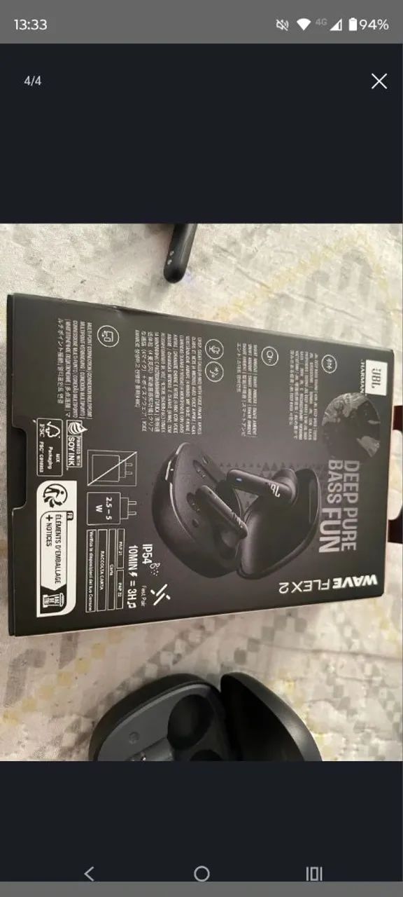 Fone Bluetooth JBL Wave Flex 2 Original Novo64302952194819123