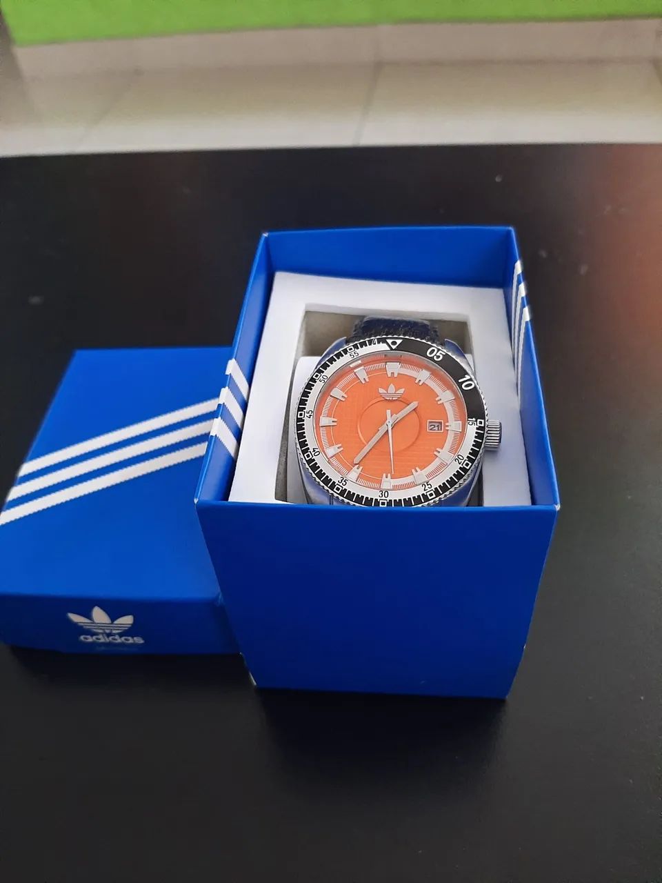 Relógio Adidas Original Laranja - Foto 4