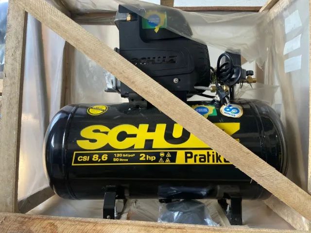  Compressor com rodinha 50 Litros Schulz Pratiko - Foto 3