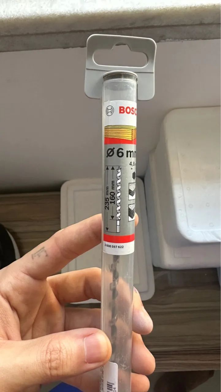 BROCA SERPENTINA 6mm BOSCH