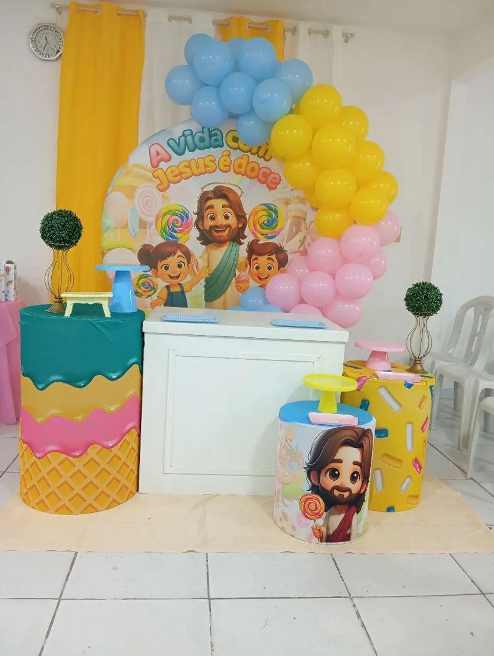 Decoração e pegue e monte