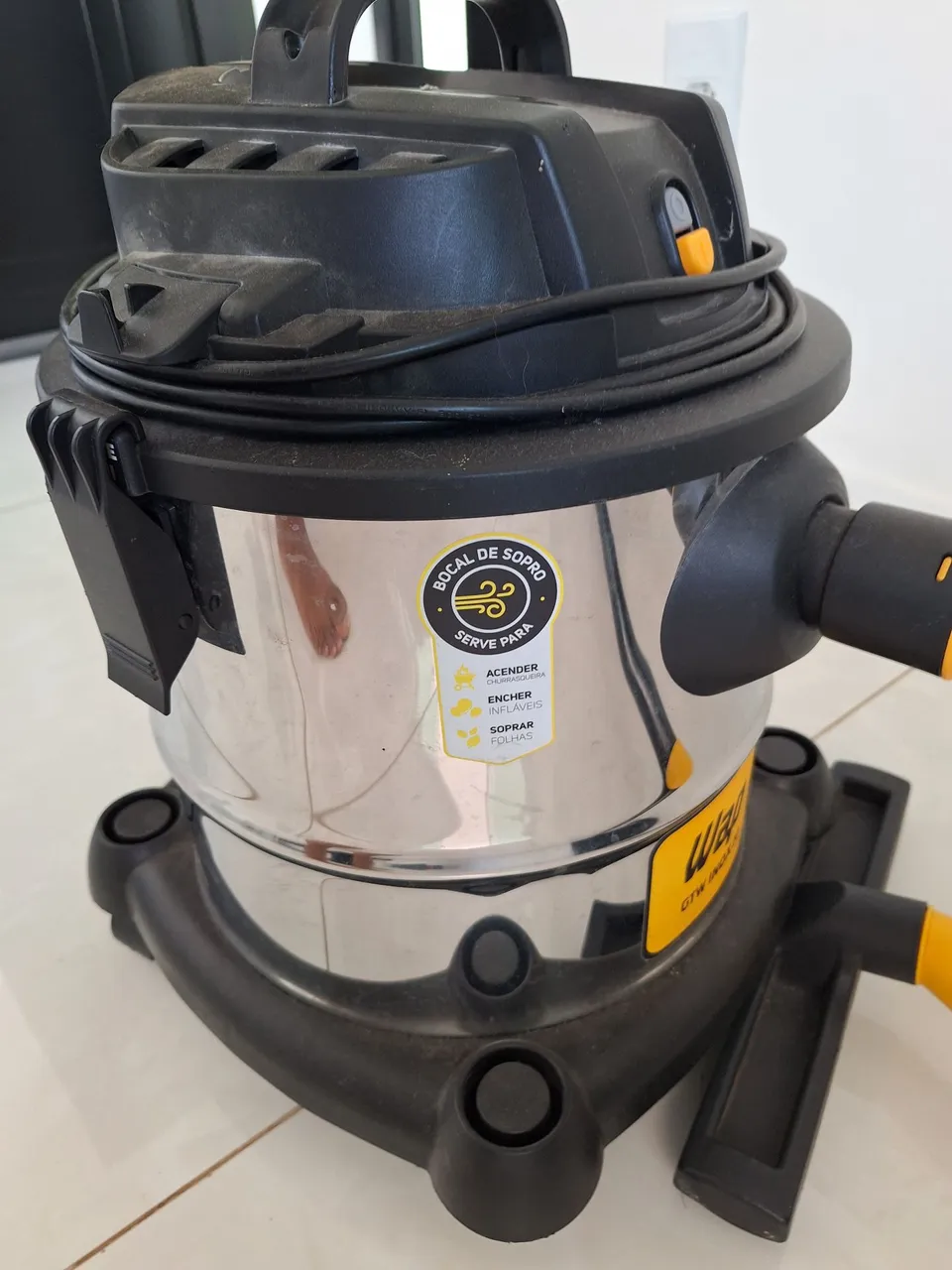 Aspirador de Pó e Líquidos Wap GTW INOX 20
