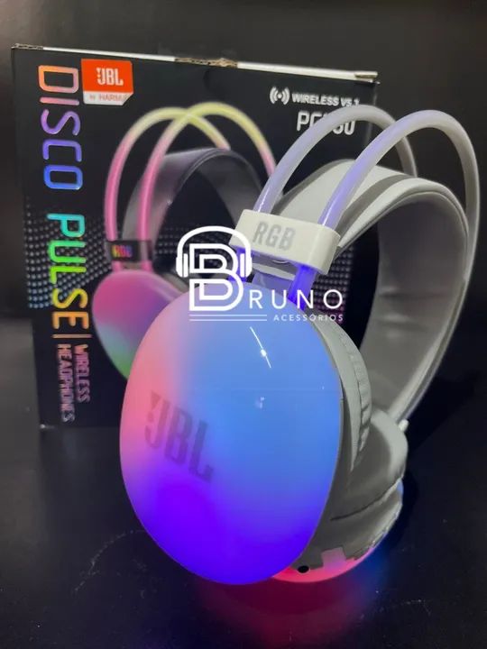 Fone de Ouvido JBL Disco Pulse - RGB - Wireless - Novo