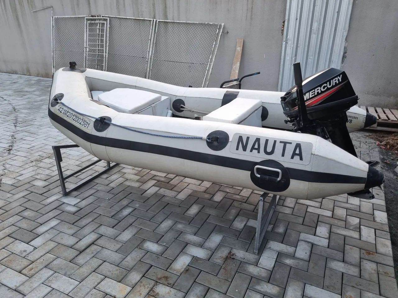 Inflável Nauta,fundo de fibra - Foto 5