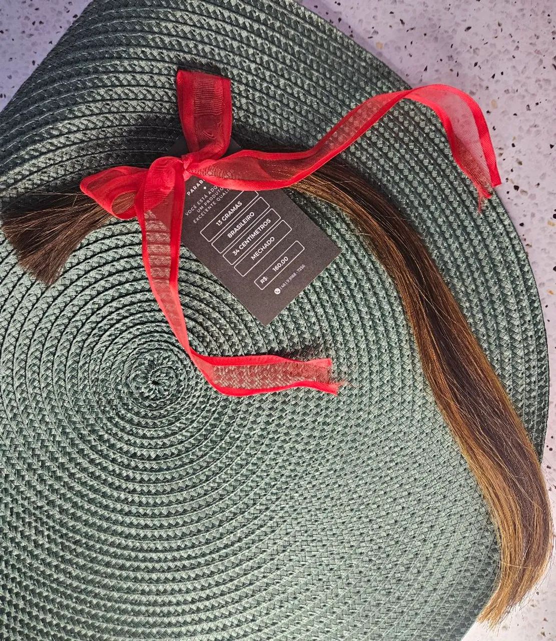 Cabelo Humano 13 Gramas - Brasileiro - 34cm - Mechas