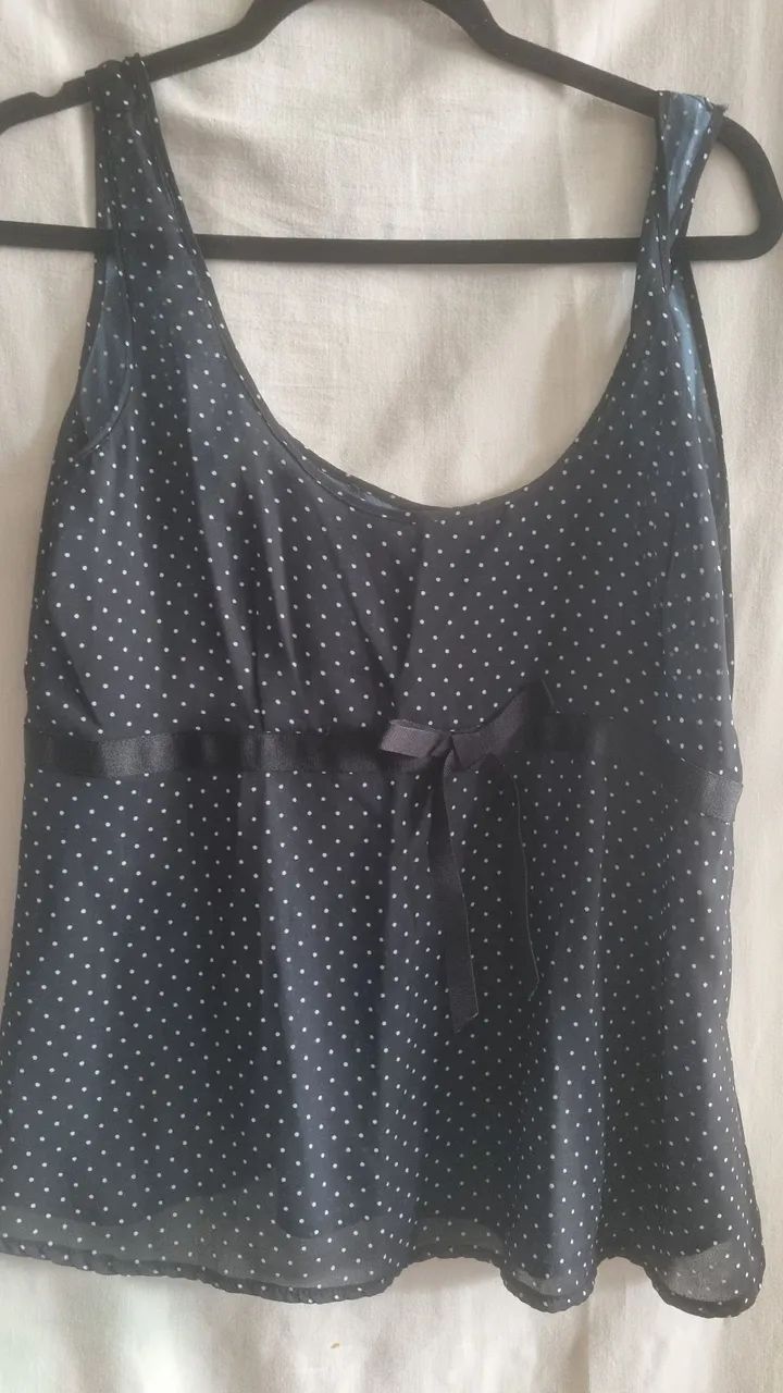 Blusa de organza e poá  48 - Foto 5