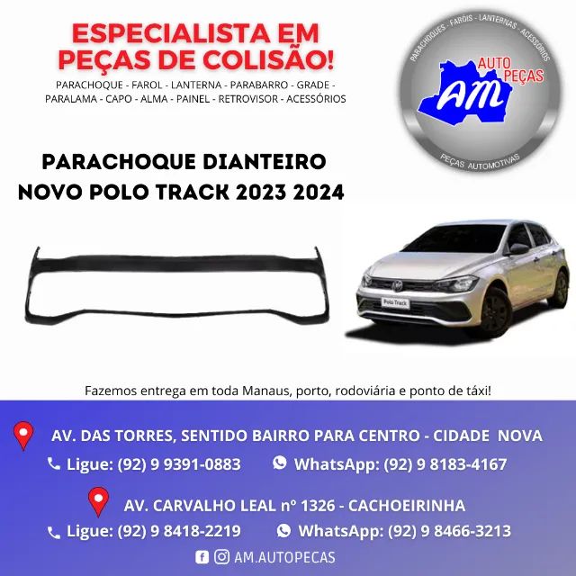 parachoque polo track Peças para carros, vans e utilitários