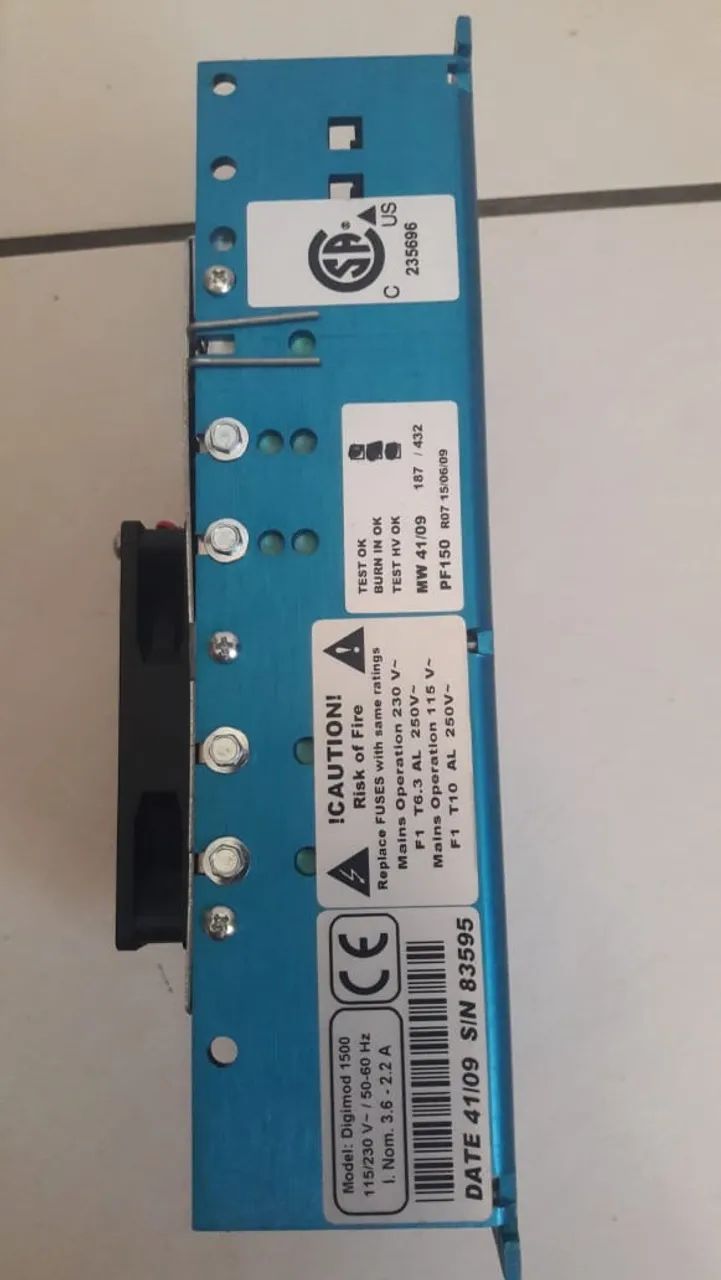 Digimod. Powersoft 1500 115 - 230. 50. - 60 HZ - Foto 5