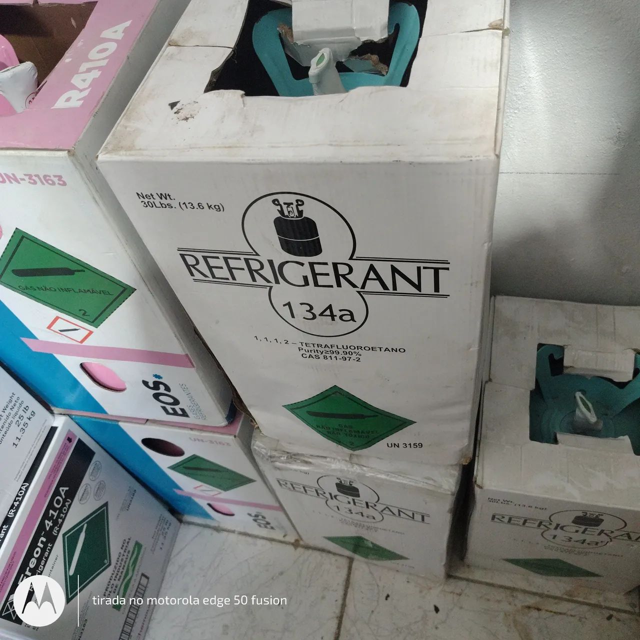 Gás Refrigerante 134a - EOS ar condicionado e refrigeração