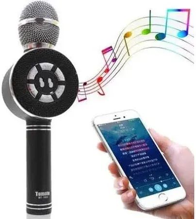 Microfone Karaoke Bluetooth Tomate MT-1035