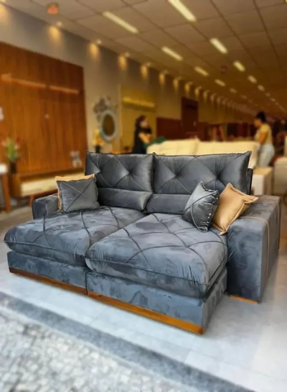 Sofá Retrátil e Reclinável Gran Bello 2,50 m - Pronta Entrega! - Foto 5