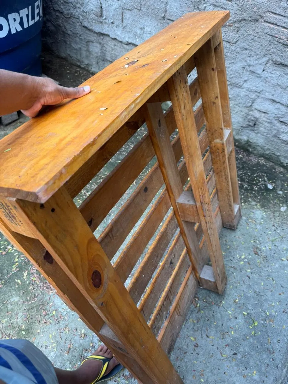 Pallet de Madeira para Organização