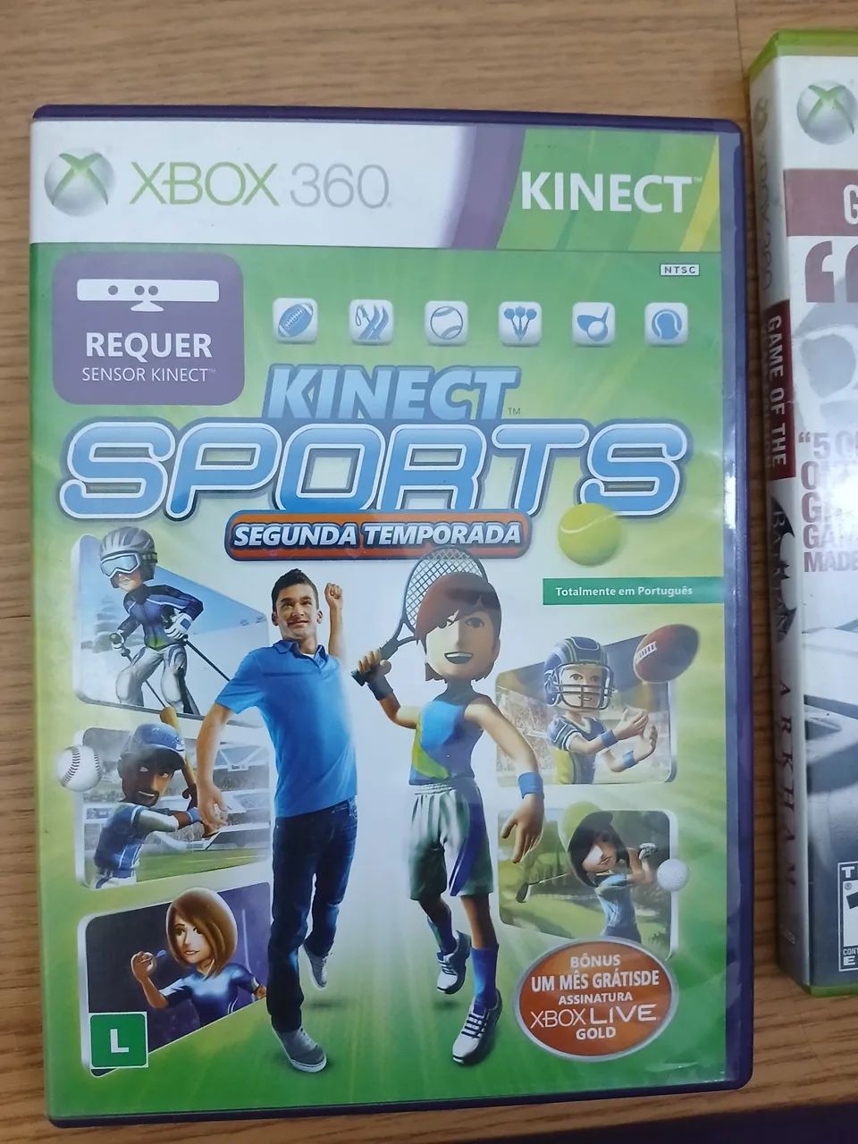 Jogos Xbox 360 - Kinect Sports, Batman, Sonic e Kinect Adventures! - Foto 2