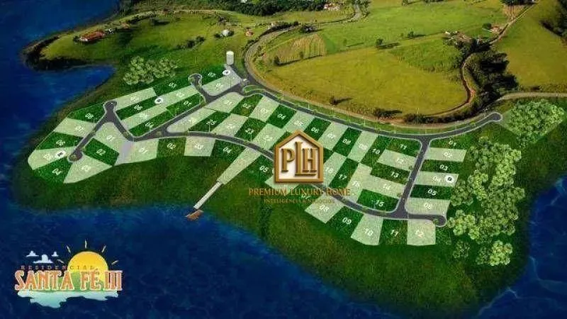 Terreno Pé na agua em Joanópolis à venda, 1006 m² por R$ 990.000 - Zona Rural - Joanópolis
