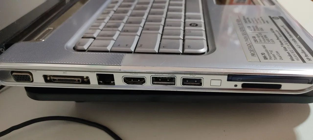 Notebook HP DV5 BR  AMD Turion X2 - Foto 5