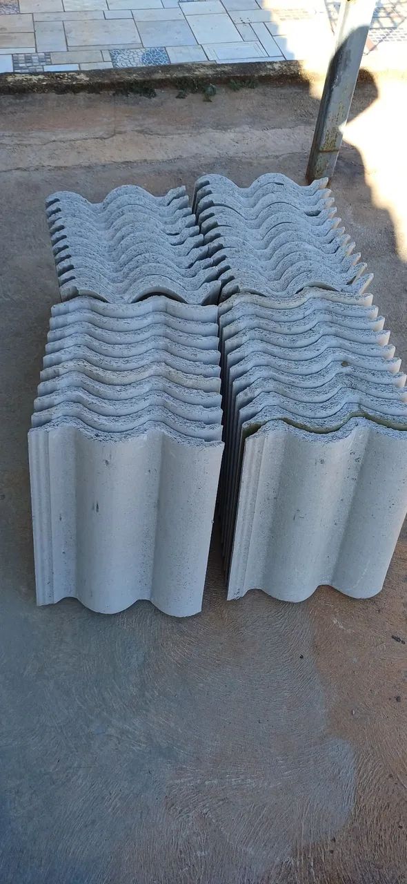 Telhas de Concreto Onduladas