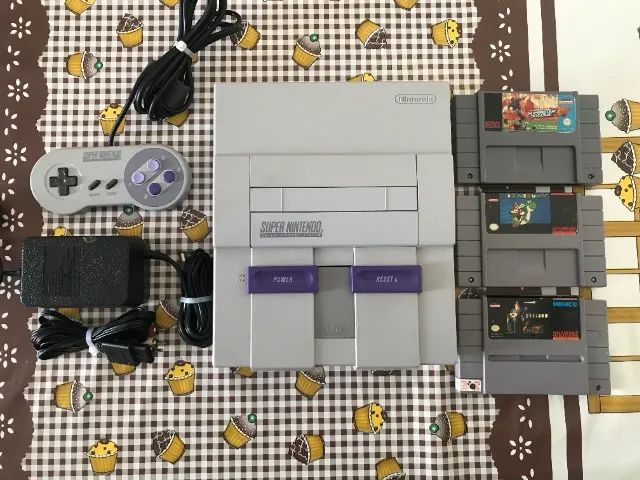 Super Nintendo com 1 controle - Branquinho e Impecável - Foto 2