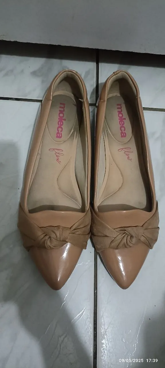 Sapatilha Moleca nude