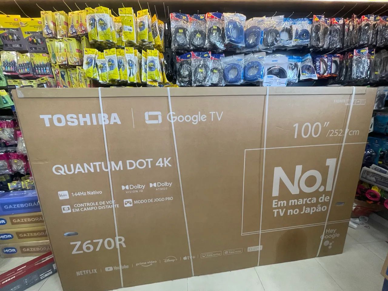 TELEVISÃO 100 POLEGADAS 4K SMART NOTA FISCAL E GARANTIA ? - Foto 3