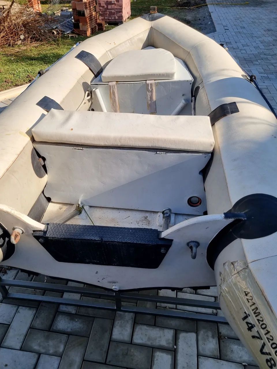 Inflável Nauta,fundo de fibra - Foto 2