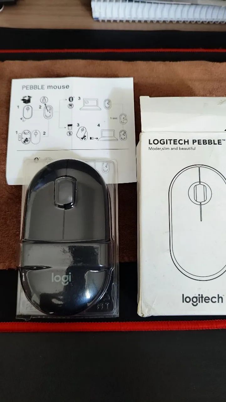 Mouse Logitech Pebble - Preto - Foto 2