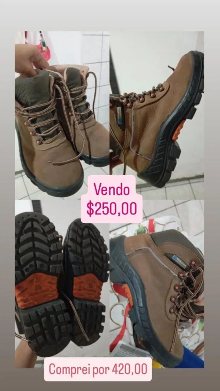 Botina de segurança para trabalhar. - Foto 2