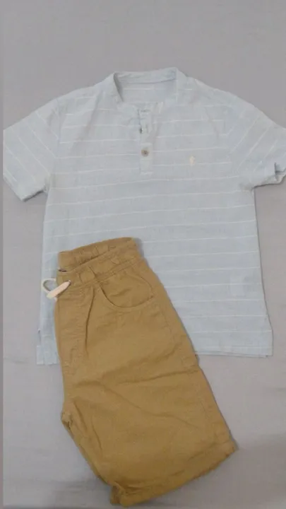 Conjunto Blusa e Bermuda Infantil - Menino