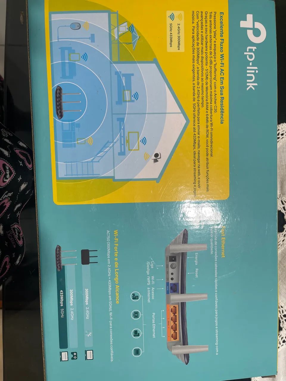 Roteador Wirelless - Ac 750 TP- Link  - Foto 3