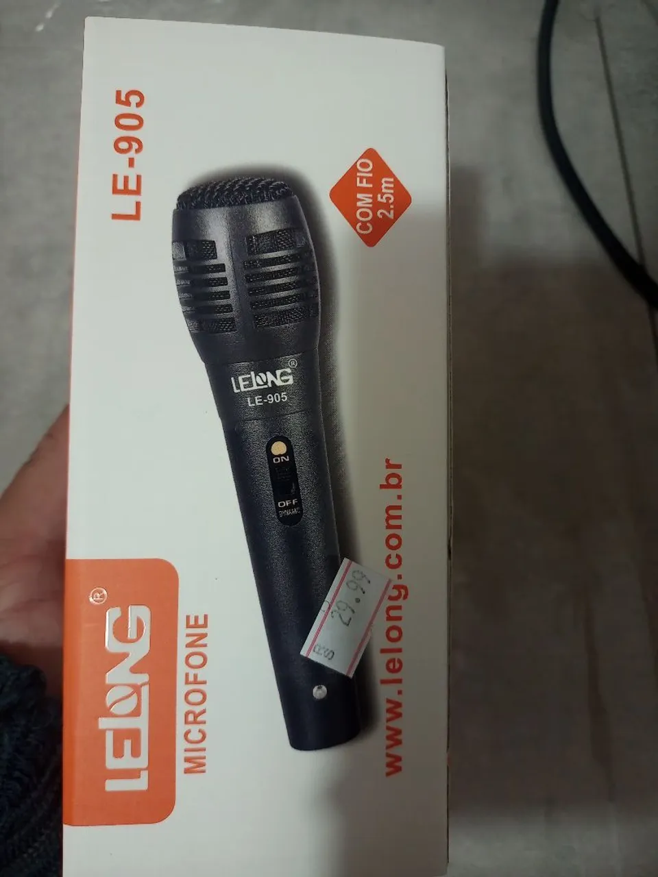 Microfone Lelong LE-905 com Fio