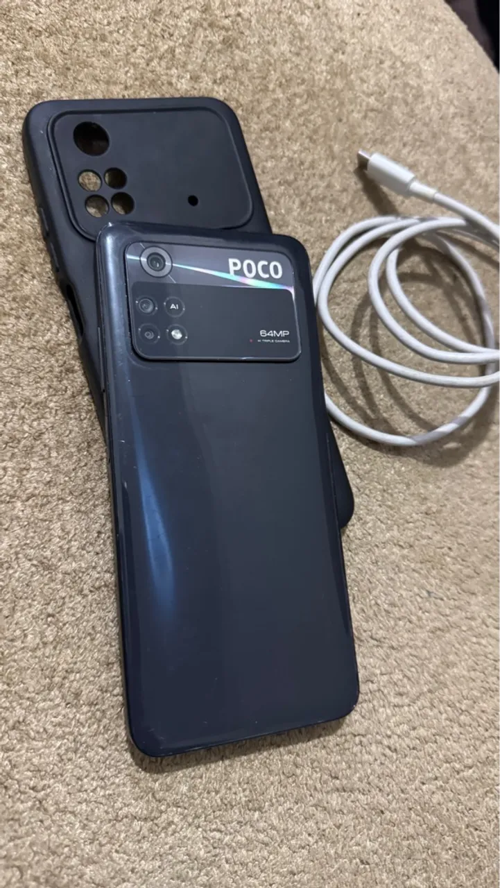 Poco M4 Pro 128gb 12 ram Top pra tudo, com carregador e capinha, levo