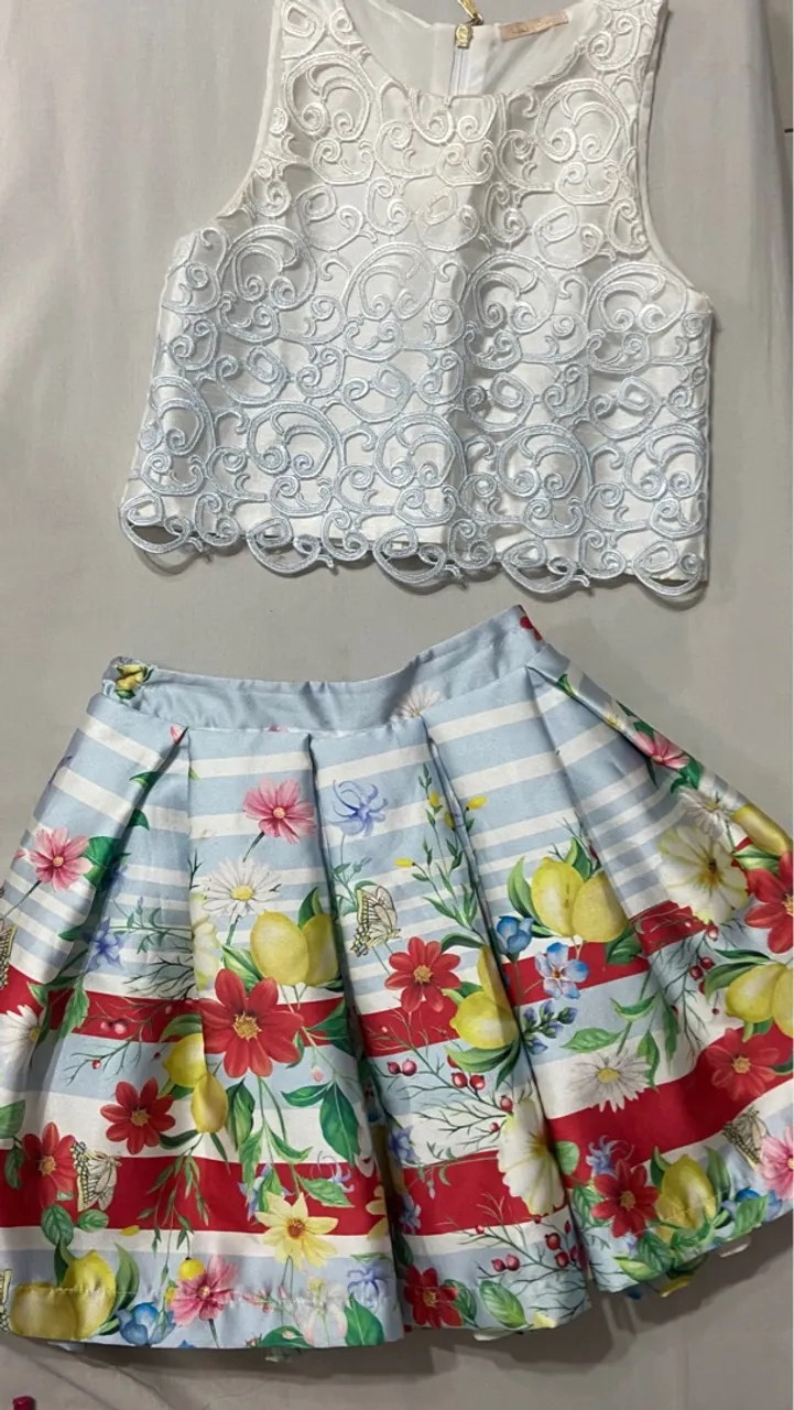 Conjunto infantil Petit Cherie - Roupa/Vestido de festa