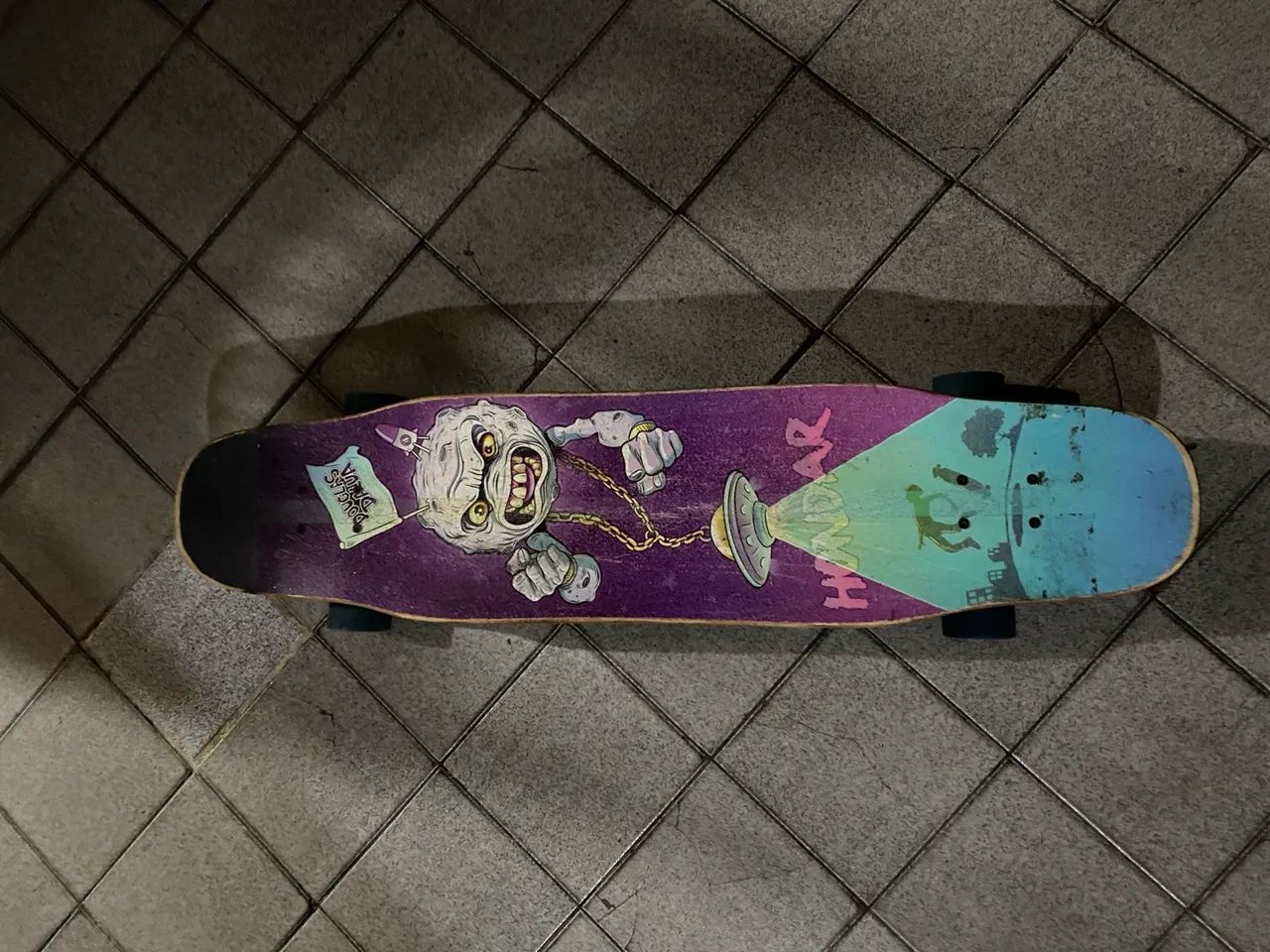 Longboard HONDAR Profissional model DOUGLAS DALUA (LIMITADO) todas as peças ORIGINAIS. - Foto 4