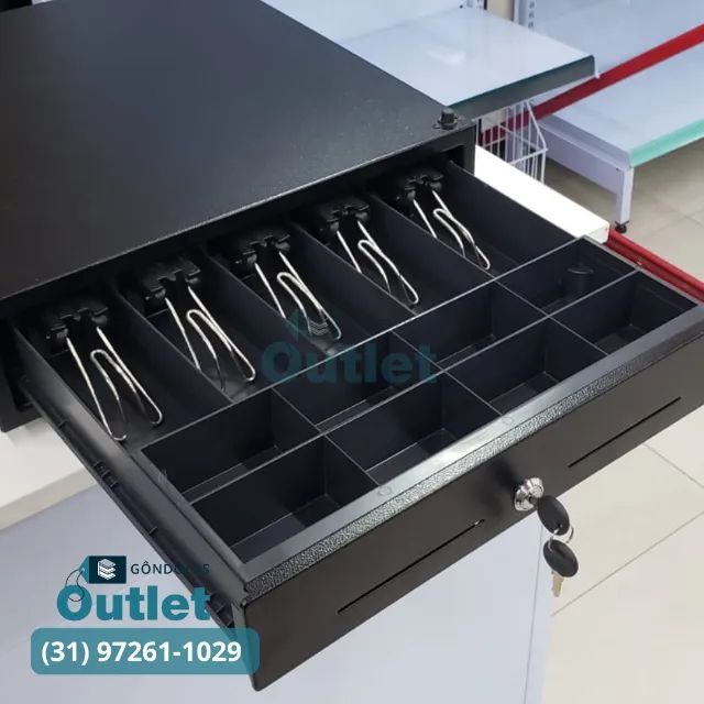 Gaveta caixa para dinheiro - porta cédulas