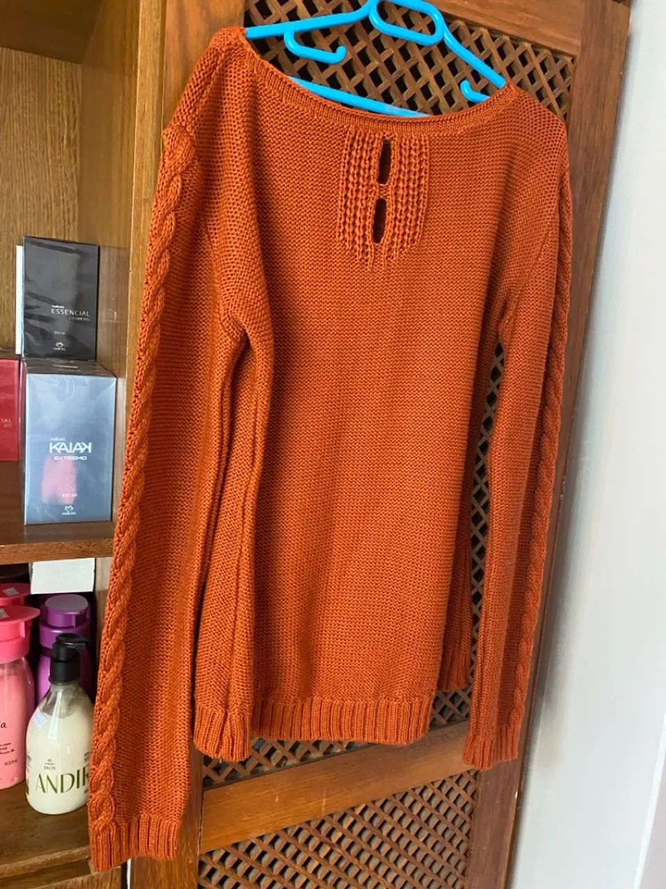 Blusa de Lã na cor Terracota P/M - Foto 3