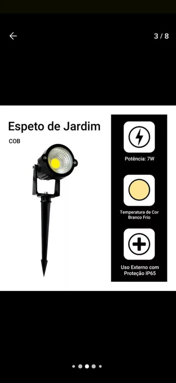 Espeto de Jardim LED