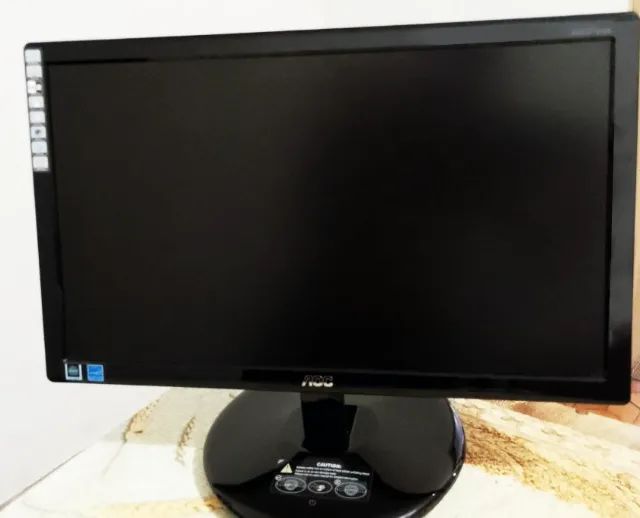 Monitor AOC LED - 19 Polegadas - Ultra Slim - E943FWSK - Excelente Estado - Foto 3