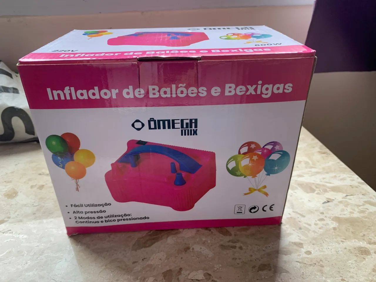 Inflador de bexigas e balões 220V - Foto 2