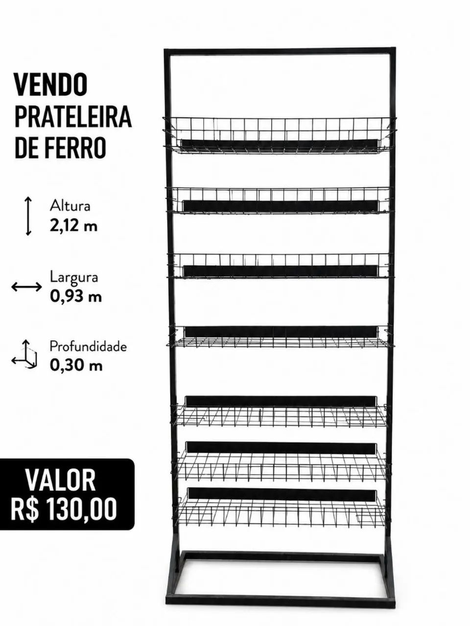 Prateleira de ferro 