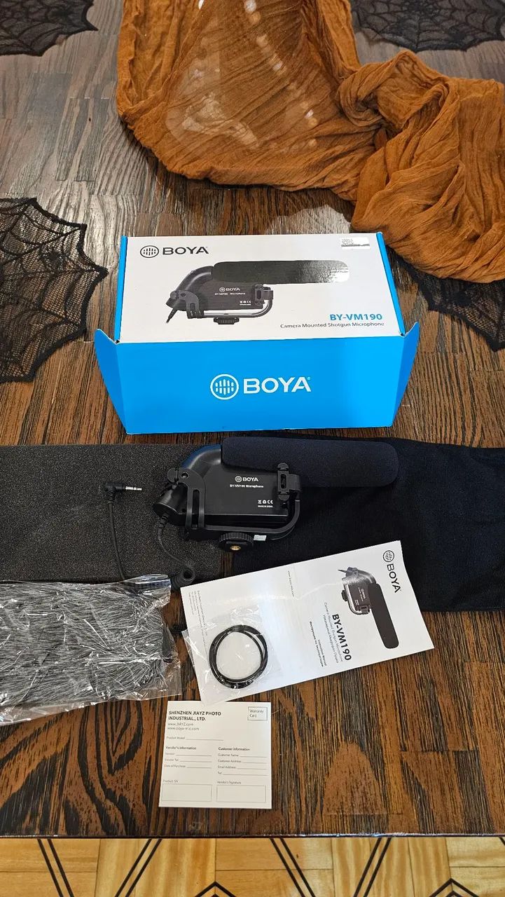 Microfone Profissional BOYA VM-190 - NUNCA USADO - Foto 3