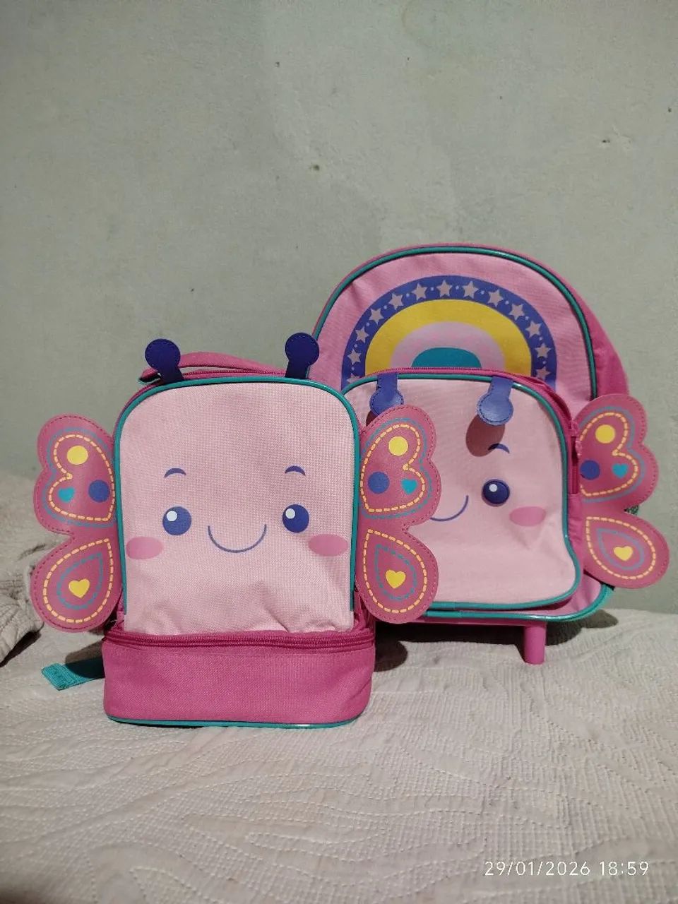 Mochila com lancheira escolar - Foto 5