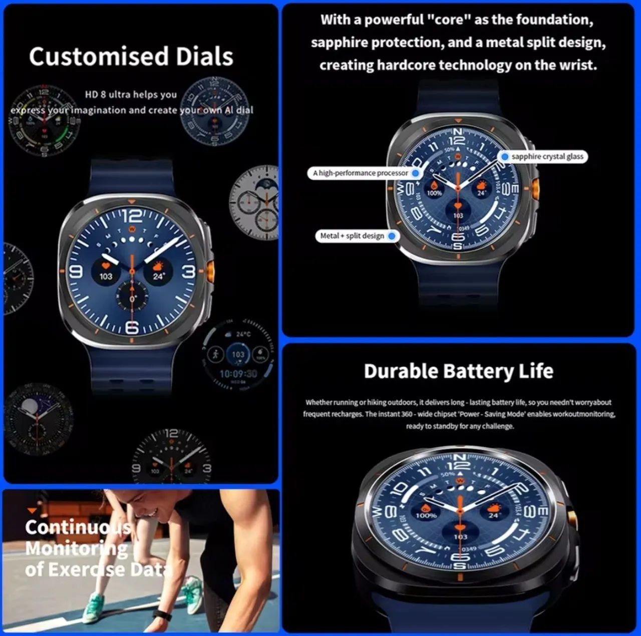 Smartwatch ultra8 - Foto 4