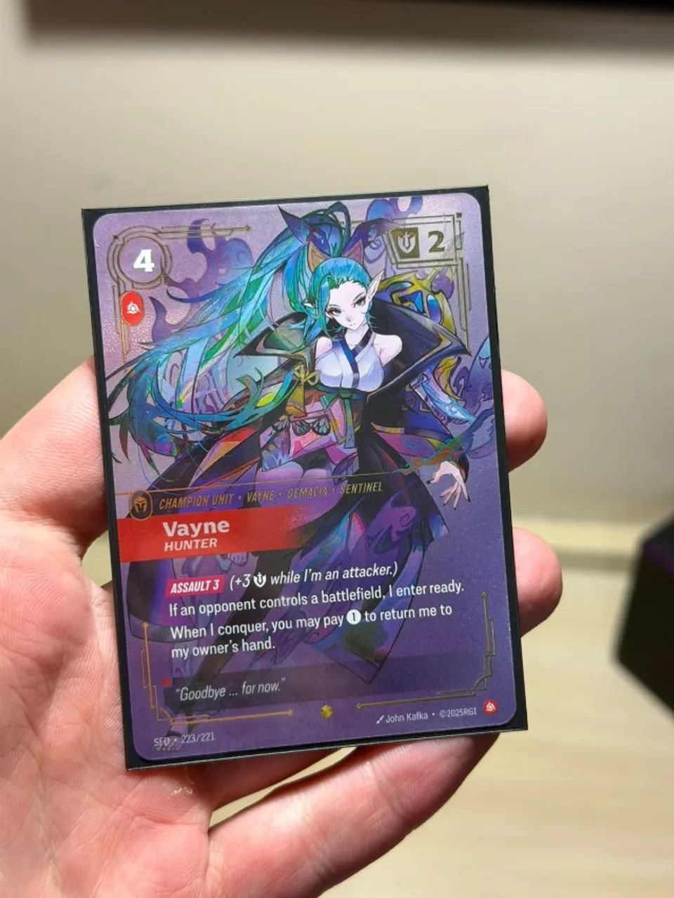 Vayne, Hunter (Overnumbered) - Spiritforged (SFD) - Foto 4