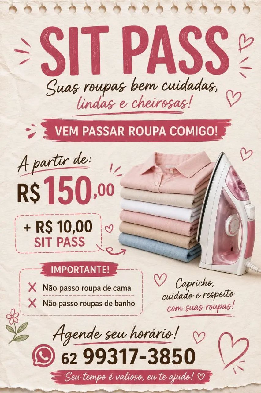 Passadeira/Faxineira 