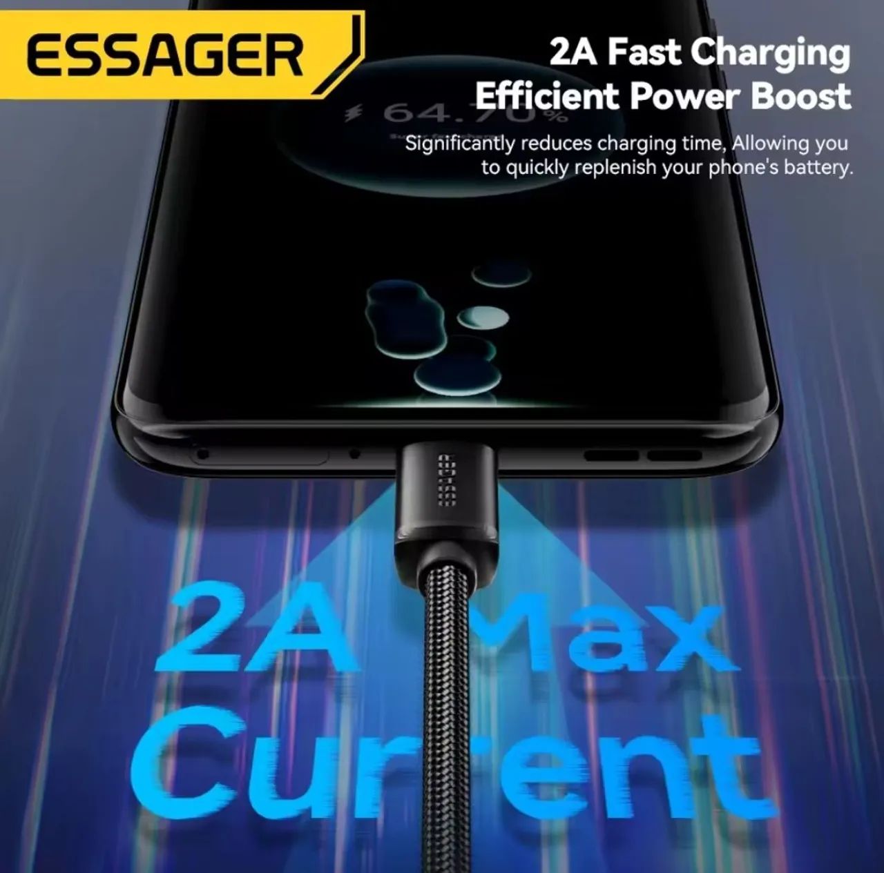 Cabo Micro USB Essager - Foto 3