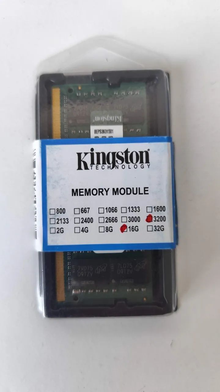 Memória Ram Notebook 8Gb e 16Gb Kingston Ddr3 e Ddr4 - Foto 2