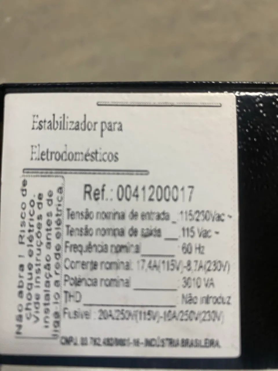 Estabilizador zero