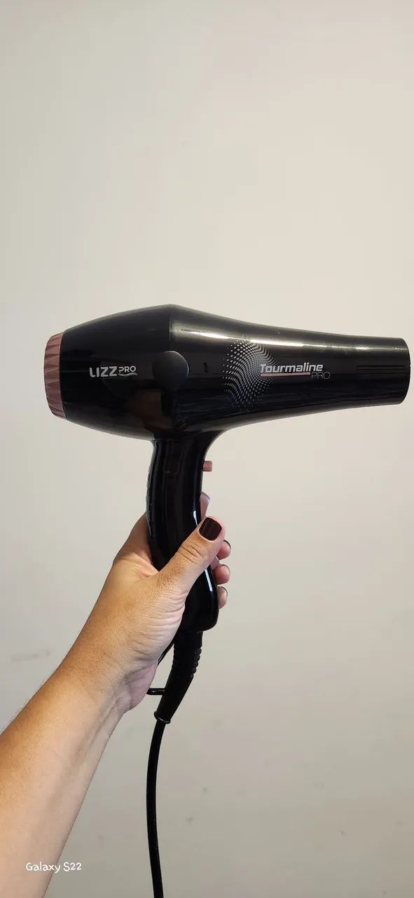  Secador Profissional Lizz Pro Tourmaline Pro 2400W - Usado Apenas 3x - R$ 300 